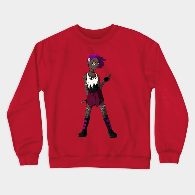 Punk Crewneck Sweatshirt by Bottled Starlight